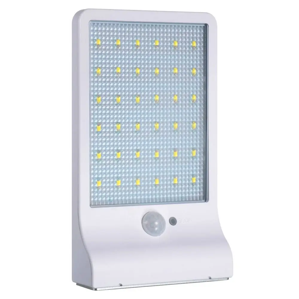 

New 2 Pcs Solar Lamp 36 LED Waterproof Wireless with Motion Detector and Outdoor Lamp for Garden, Door, Entrance, etc.