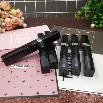 

10/30/50pcs 5ML Empty Skylight Black Lip Gloss tube With Silver Collar.DIY Lip Balm Bottle,Elegant LIp Stick Cosmetics Container