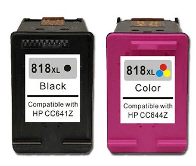 Rushed for HP 818XL Ink Cartridge Deskjet D5568,F2418,F2488,F4288,F4488 jet Printer