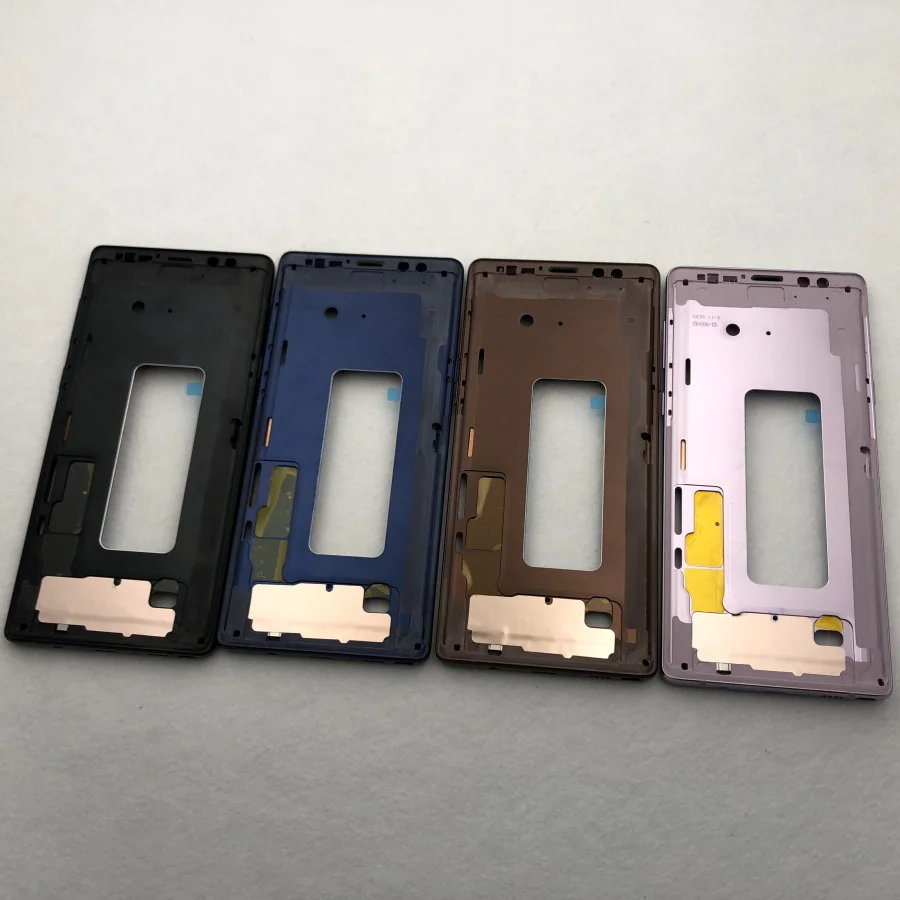 Оригинальный чехол для всего корпуса note9 средняя рамка стеклянная задняя крышка