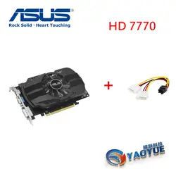 Asus HD7770-FMLII-1GD5 HD 7770 1 г D5 GDDR5 128 бит настольных ПК Графика видео карты PCI Express 3,0 компьютеров Графика карты GTX750