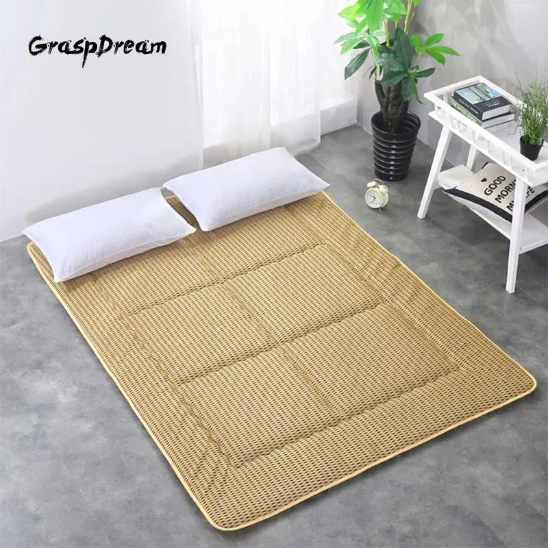 

4D breathable mattress bed mat thickening summer ground floor sleeping mat non-slip foldable double 1.8m tatami bed scorpion