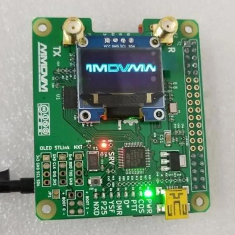 MMDVM_HS_Dual_Hat дуплекс MMDVM точка доступа P25 DMR YSF NXDN Pi Версия 1,3+ OLED