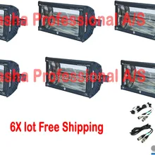 6x много 3000 Вт Martin Atomic Мощность ксенон DMX 3000 Вт проблесковая вспышка light. DMX Strobe Light