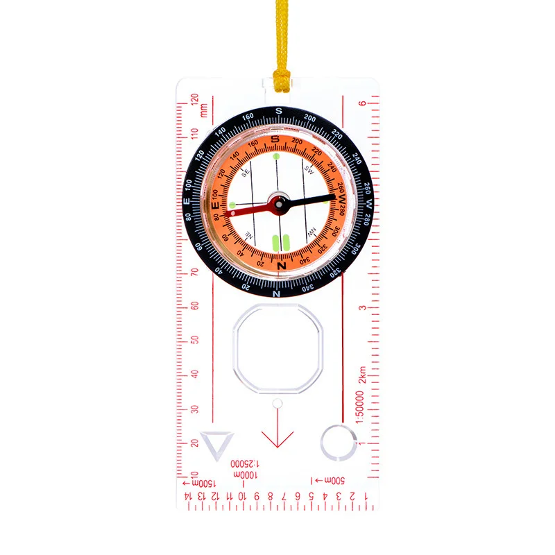 Многофункциональные компасы со стрелкой линейка с лупой выдвигающийся компас универсальный для кемпинга походная аптечка подарки