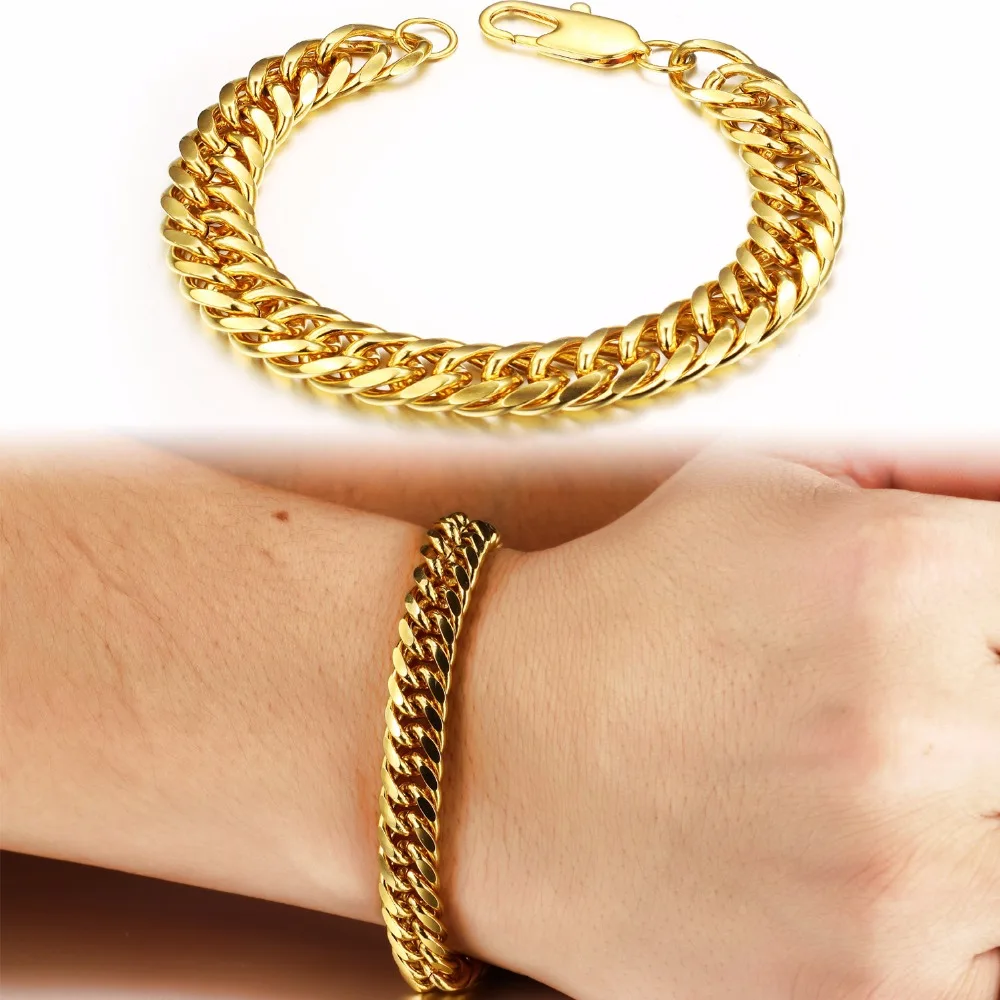mens 916 gold bracelet