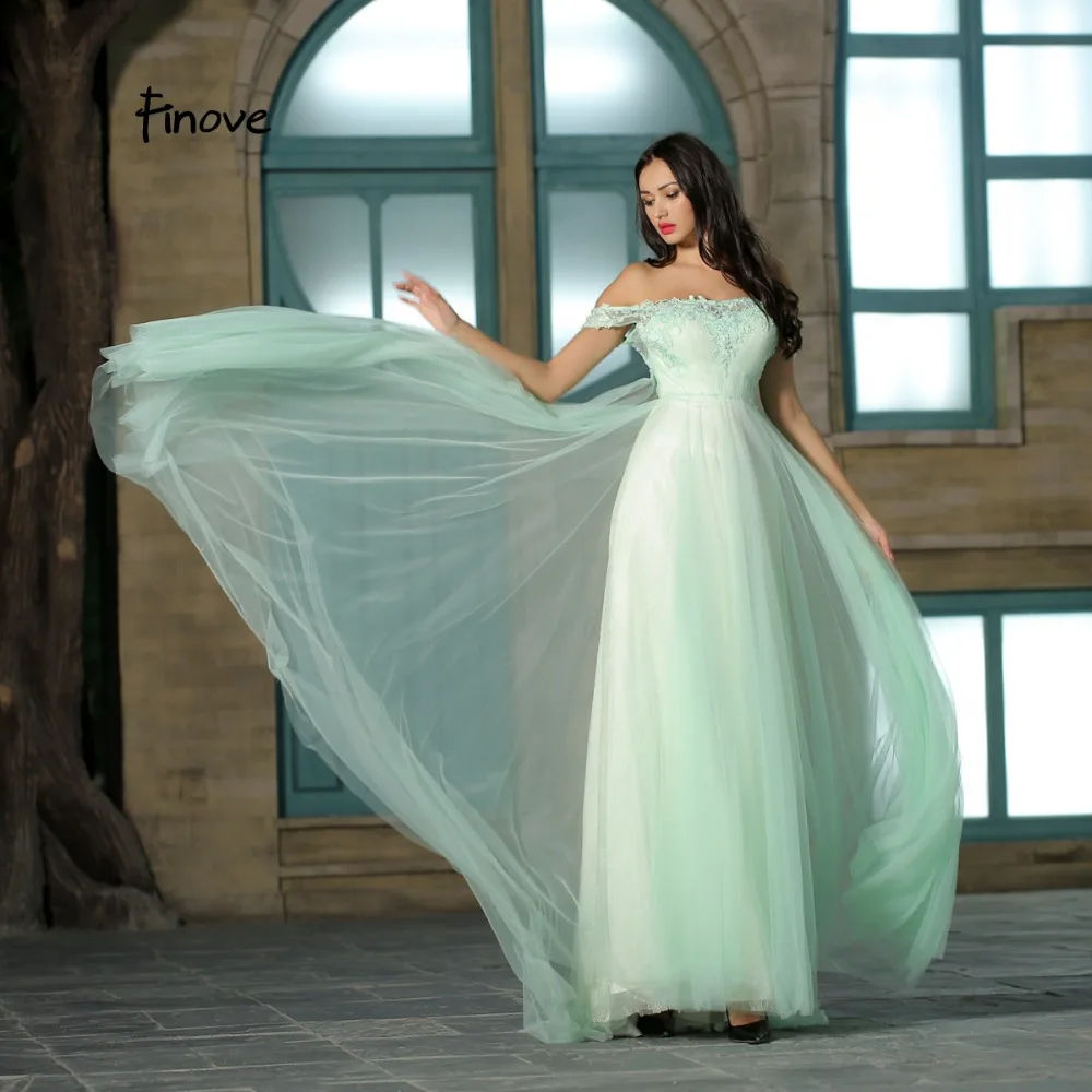 light green prom dresses