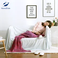 Narwaldate Winter Blanket Knitted Mermaid Tail Blanket Gravity Blanket Mink Blanket 100% Acrylic Narwaldate Winter Blanket Knitted Mermaid Tail Blanket Gravity Blanket Mink Blanket 100% Acrylic