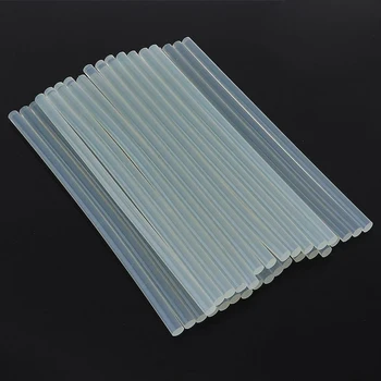 

100pcs/set 7mmx190mm Transparent Hot-melt Gun Glue Sticks Gun Adhesive DIY Tools Repair Alloy power tool Accessories