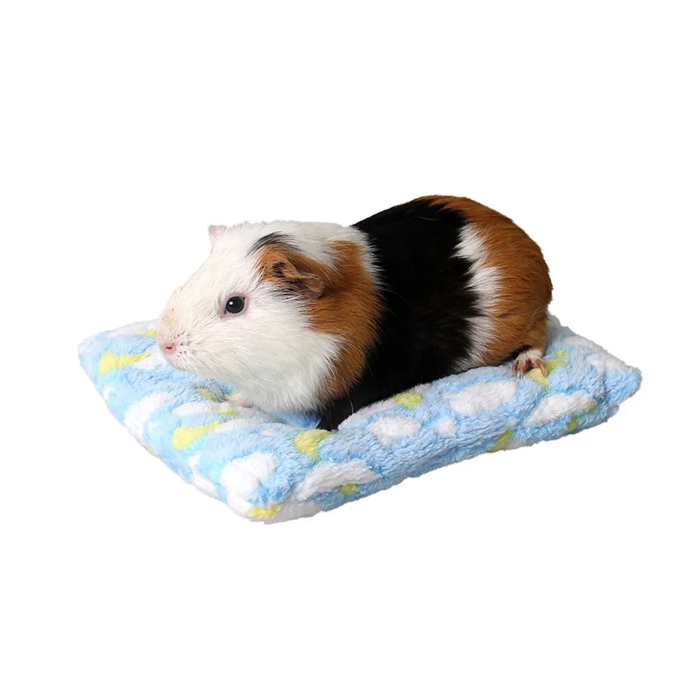 Rectangular Warm Pet Fleece Sleep Mat Pad Bed Cushion Nest for Hamster
