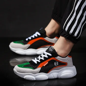 

2019 Shoes Men Sneakers Summer Running Shoes Sport Sneakers Breathable Casual Shoes Fashion Mesh Fitness Jogging Sport Shoes