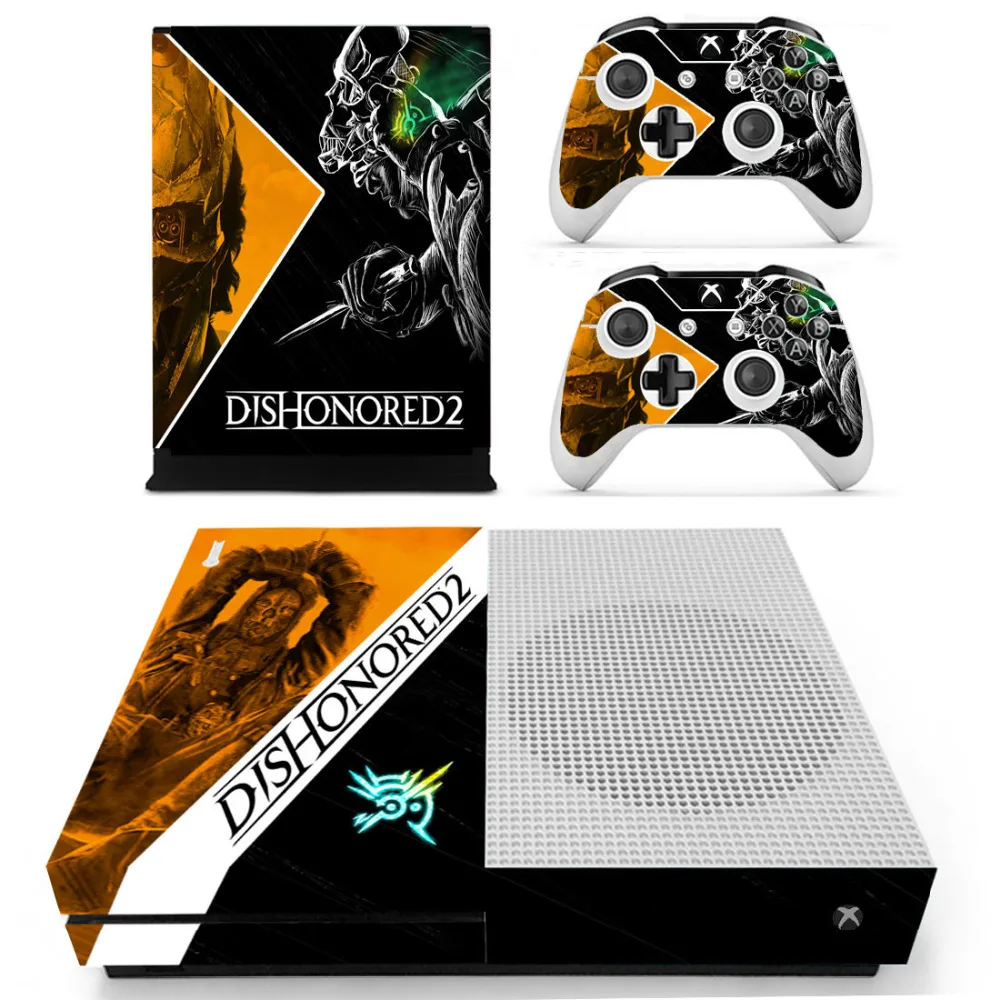 Чехол для игры Dishonored 2 наклейки Xbox One S консоли и обложки контроллеров защитная