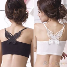 Hot New Sexy Women Lace Strap Sleeveless Shirt Vest Blouse Tank Crop Top 0JI3