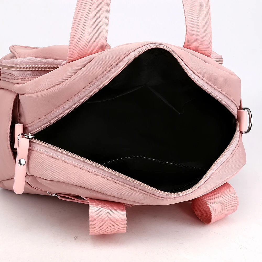 Multi-pocket Tote luxury handbags nylon cloth women bags designer sac main femme crossbody bags for women Pink bag over shoulder