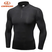 Быстросохнущая футболка Для мужчин с длинным рукавом спортивный топ спортивной человек Фитнес открытый тренажерный зал бег Велоспорт обучение Футболка Костюмы