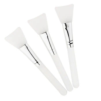 

Set 3 Pieces Super Soft Silicone Head Facial Mask Mud Mixing Applicator Tools Beauty Cosmetic Face Neck Cream Skin Care Brushes