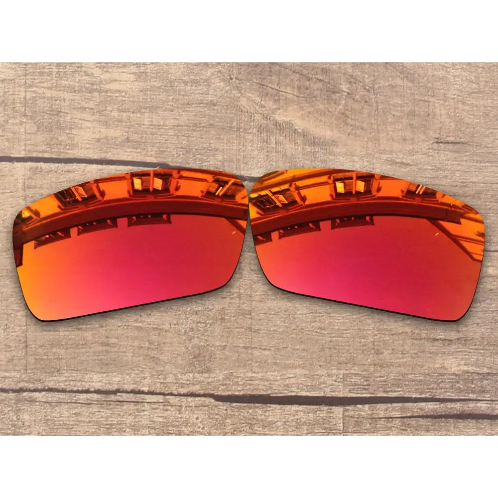 

Vonxyz Ruby Mirror Polarized Replacement Lenses for-Oakley Gascan Frame