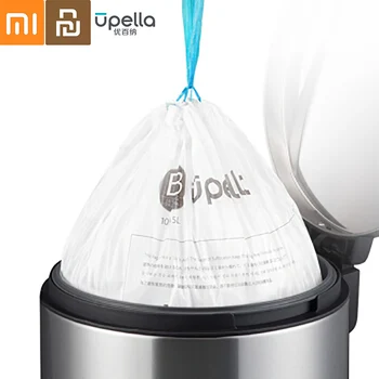 

Xiaomi Upella Drawstring Trash Bag Garbage Bag Thicken Material Prevent Leakage Household Plastic Rubbish Bag 25pcs /1roll