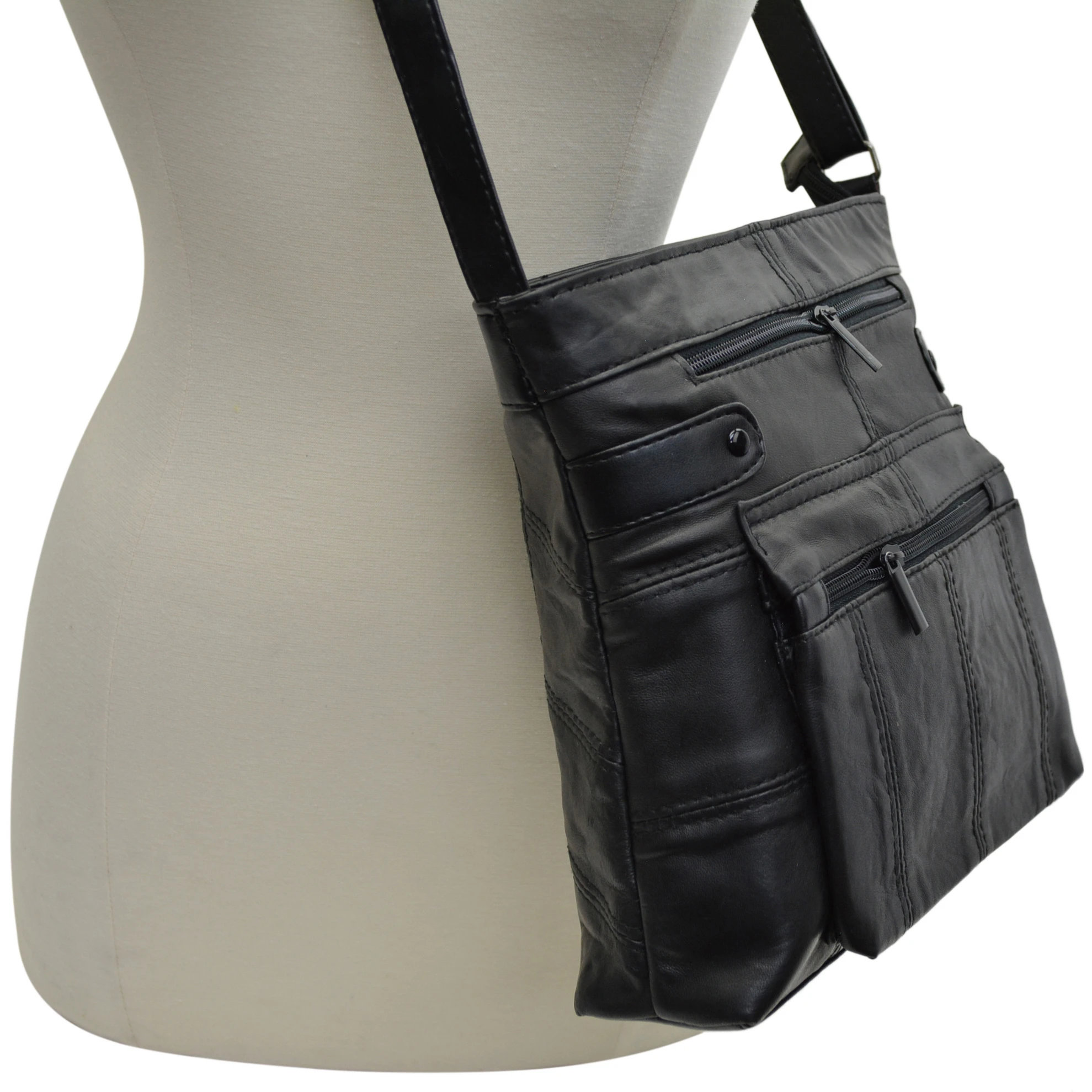 AFONiE Casual Leather Tote Bag (3)