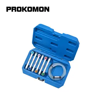 

7pc Brake Bleed Universal Wrench Set Bleeding Brake & Hydraulic Clutch Systems