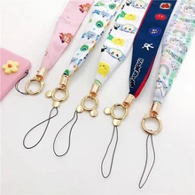 TJHSZKL милый Микки Маус мультфильм шеи с шнурком Ключ ID карты ТРЕНАЖЕРНЫЙ зал мобильный телефон с USB значок клип DIY ремешок lasso ремешок