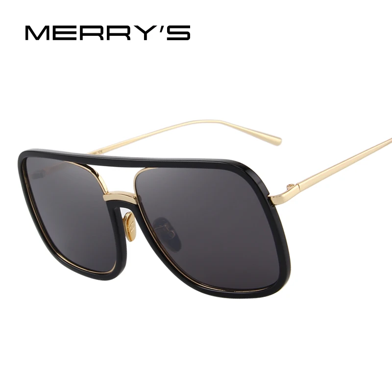 Модные мужские/женские солнцезащитные очки с большой оправой, брендовые дизайнерские солнцезащитные очки S6169