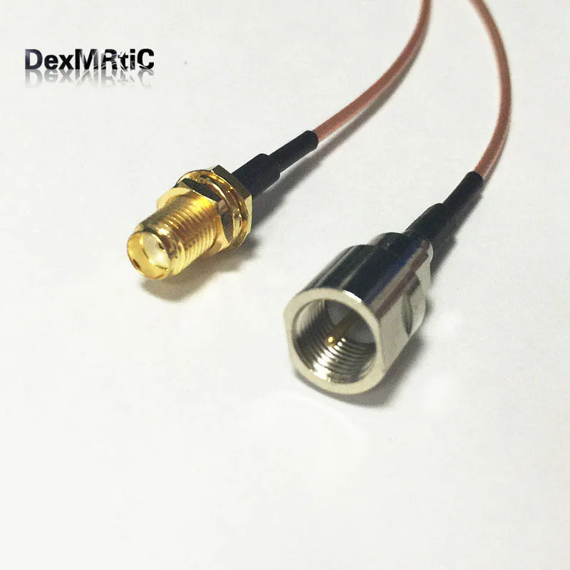 Новинка разъем SMA гайка переключатель FME штекер ОТРЕЗОК кабеля RG178 15 см 6 дюймовый