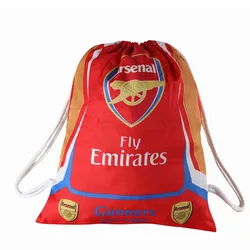 Arsenal Football Clubs Swerve Gym Bag Soccer Drawstring Backpack Drawstring Sport Bag for Soccer Fans Arsenal Football Clubs Swerve Gym Bag Soccer Drawstring Backpack Drawstring Sport Bag for Soccer Fans