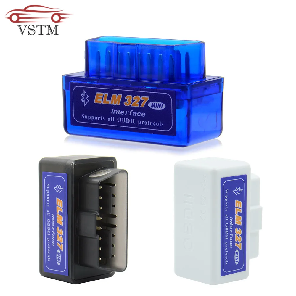 

2019 Newest ELM327 V2.1 Bluetooth OBD2 Code Reader CAN-BUS Supports Multi-Brand Cars ELM 327 BT V2.1 Works for Android/PC