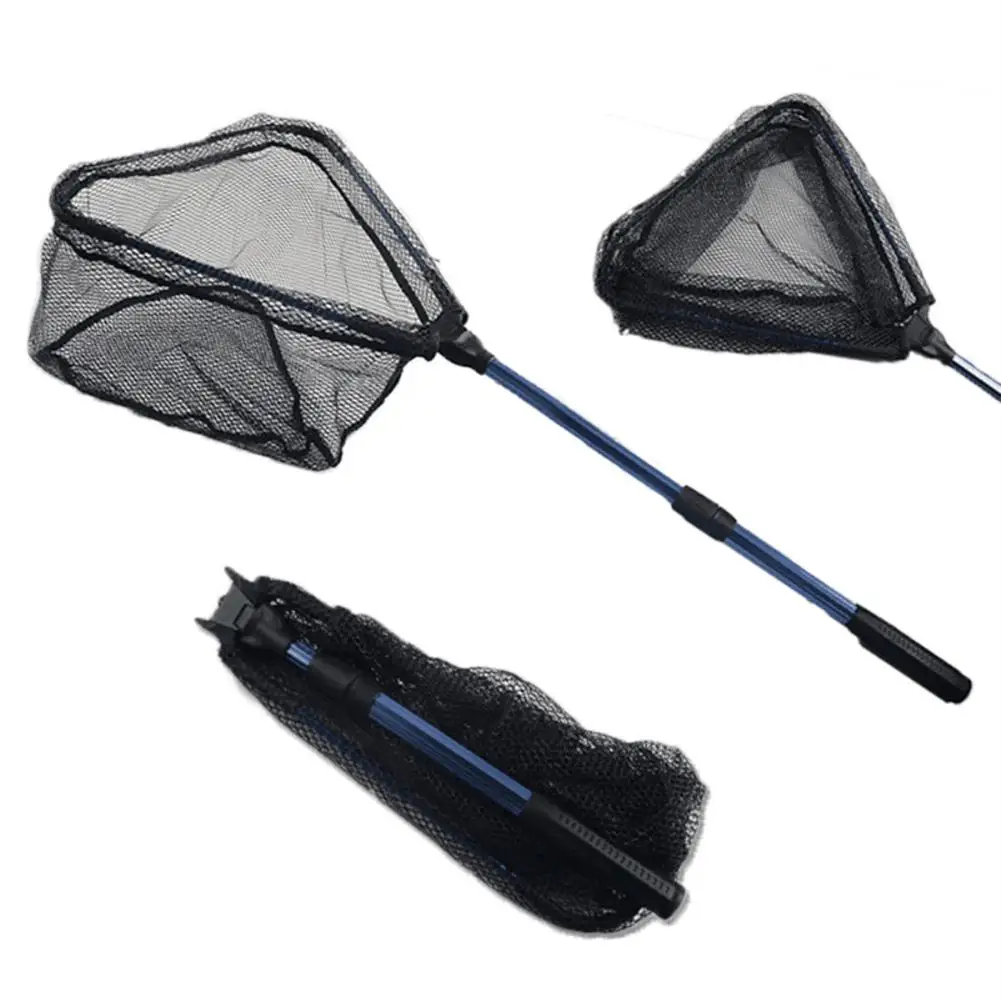 

90cm Portable Telescopic Fish Net Foldable Fish Triangular Landing Net