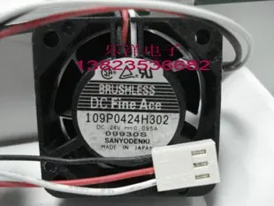 

Inverter , NC Fan Sanyo109P0424H302 4015 DC24V 4CMThree-wire- Cooling fan
