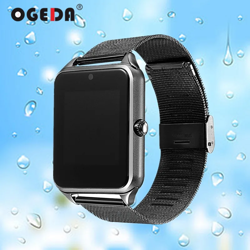 

OGEDA 2019 Smart Fashion Watch Men GT08 Sync Notifier Support Sim Card Bluetooth Connectivity for IOS Android Smartwatch Reloj