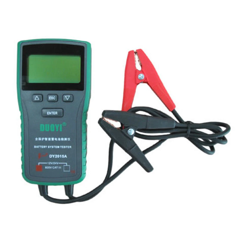 

System Portable Max Capacity Lead-acid Car Electronic Battery Tester Charge Load