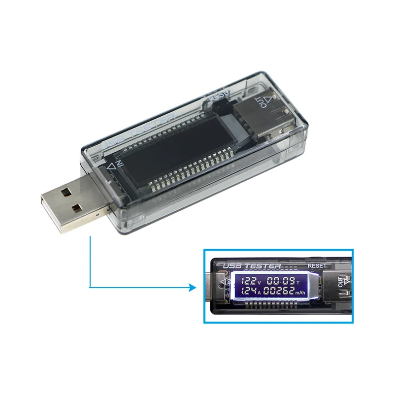 

UANME Digital USB Detector LCD Voltage Current Voltmeter Ammeter Power Capacity Tester Power Bank Charger Indicator