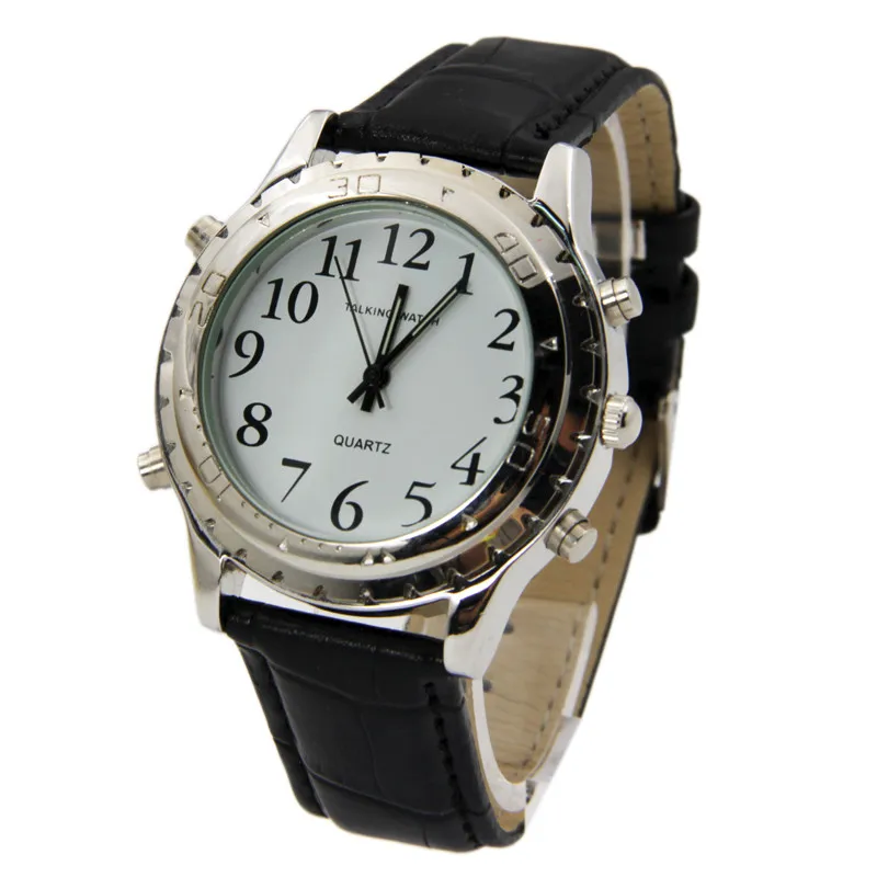 Luxury Leather Watches For Blind Or Visually Impaired Watch Men's