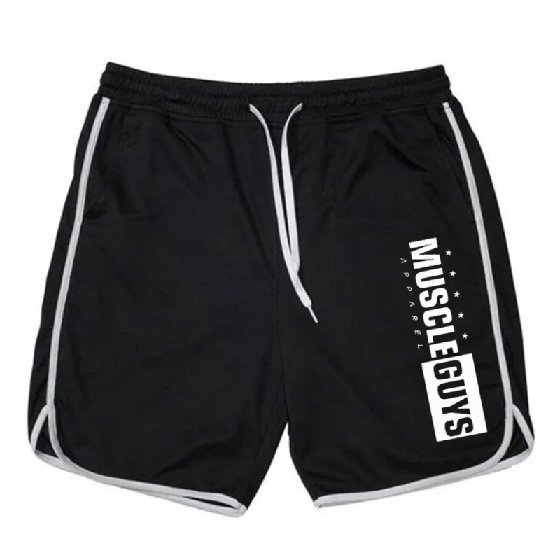Brand Mens Sports Running Shorts Training Soccer shorts men gym mesh breathable Quick Dry Outdoor Jogging Basketball shorts - Цвет: white