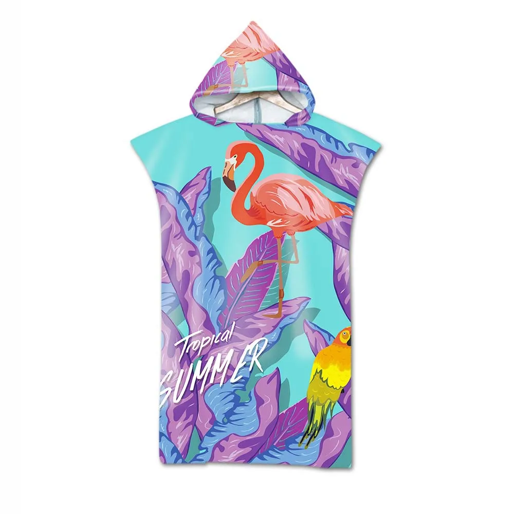 

Adult bath towel beach towel cape cape animal print hooded bath towel