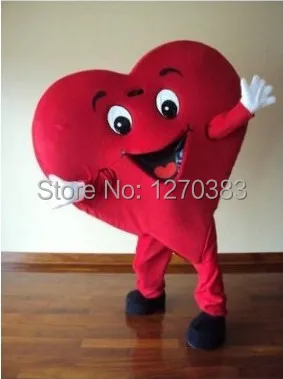 

Hearts costume mascot Love Hearts mascot Free shipping