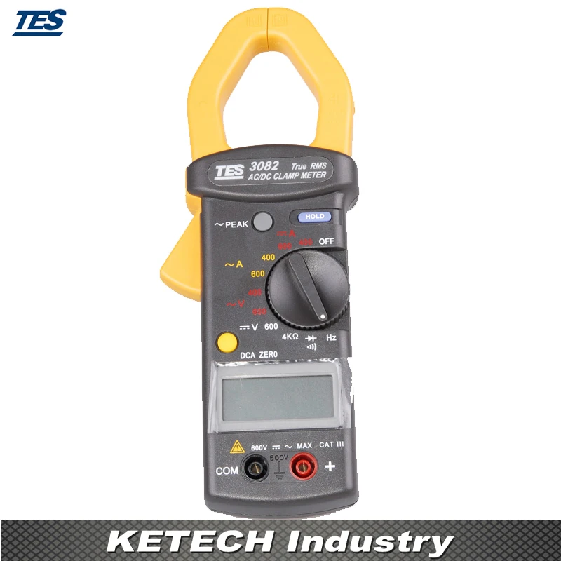 

True RMS Clamp Meter Auto Zero/Data Hold / Peak Hold TES3082