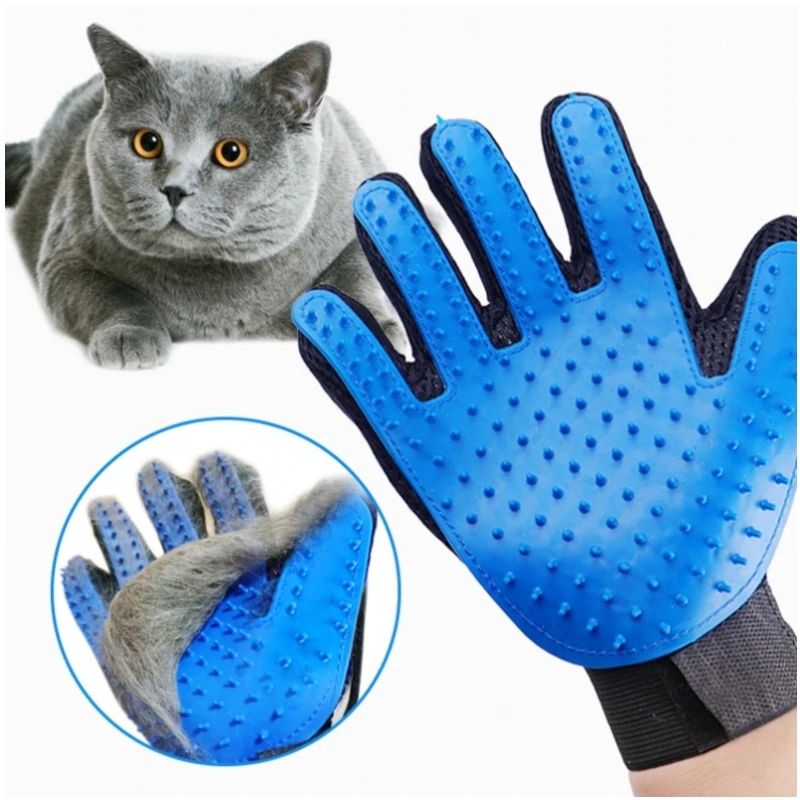 Pet Dog Grooming Hair Glove cat Brush Comb For Pet Dogs Glove Cleaning