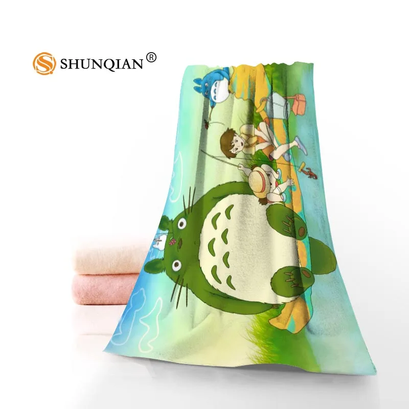 Новое пользовательское полотенце с принтом «Мой сосед Тоторо», хлопковые полотенца для лица/банные полотенца из микрофибры для детей, мужские и женские полотенца для душа s A8.8
