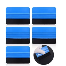 EHDIS 5 шт углеродного волокна край ткани Ракель почувствовала виниловая пленка оклеивание очистки оконный скребок оттенки автоинструмент Стикеры Remover