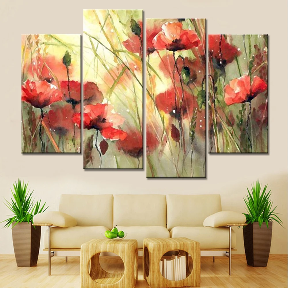 Wooden Inner Framed for Canvas Prints Wall Picture for Home Decor Hang on The Wall Directly