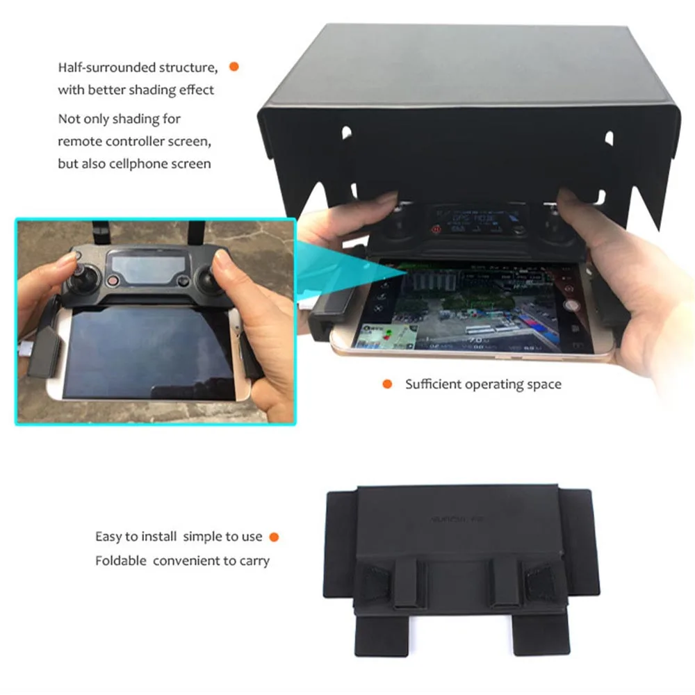 

Drones Parts & Accs, antenna Amplifier Range Extender Enhancer RC Signal Booster Remote Control shading cover Foldable Portable