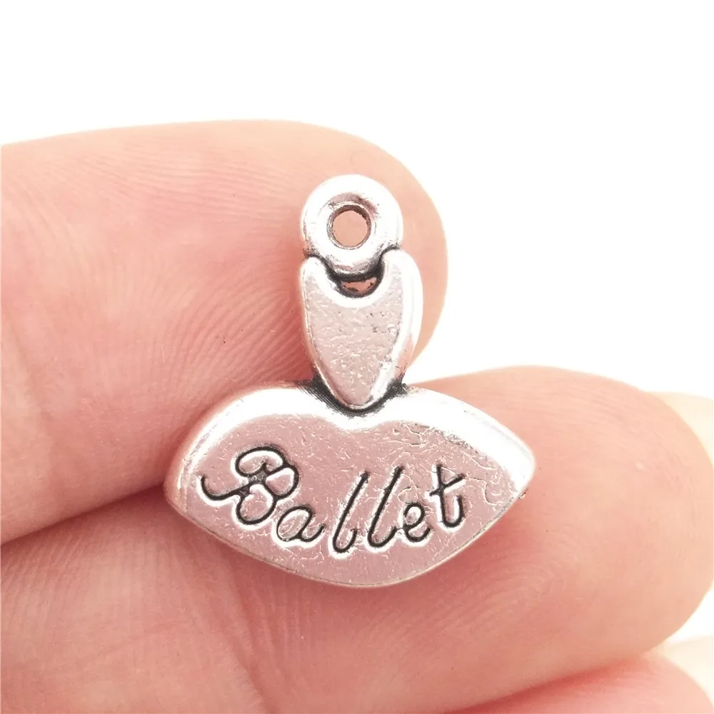 Подвеска для балетного платья из цинкового сплава 14 х16 мм 1 56 г|pendants for bracelets|charm
