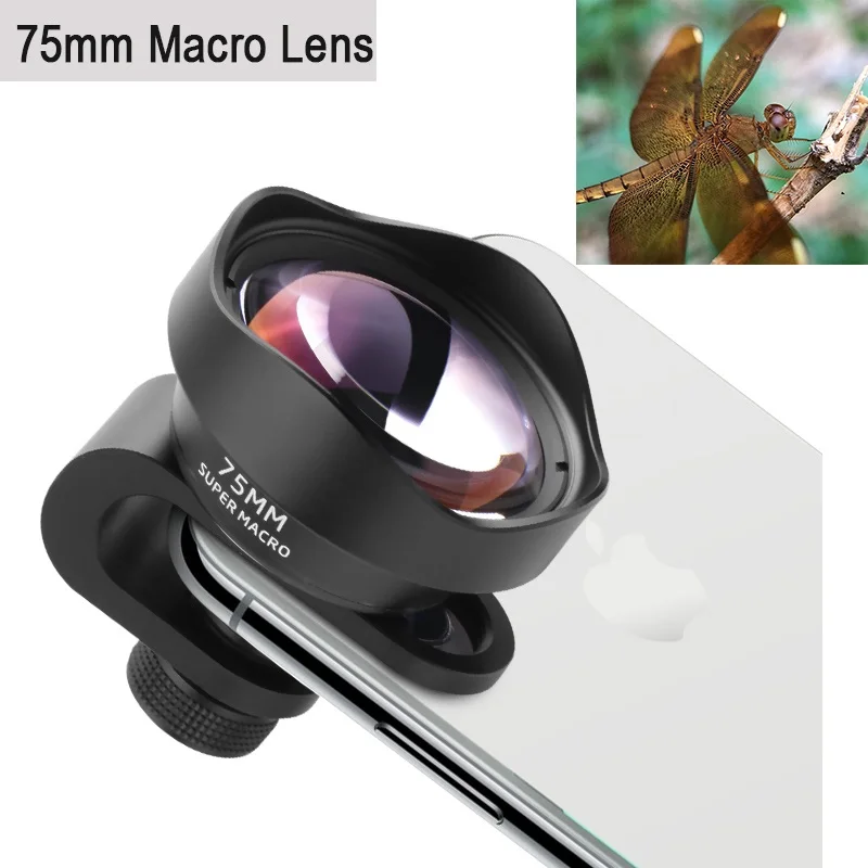 Professional Phone Camera Lens 75mm Macro Lens HD No