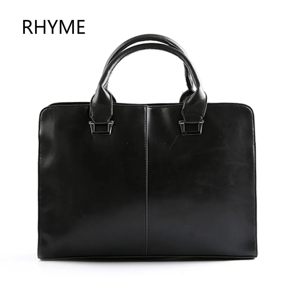 Rhyme New Fashion Men Bags Genuine Leather Business Travel Messenger