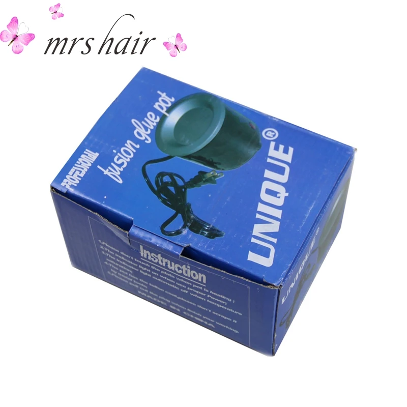 Hot Glue Pot Large Size Constant Temperature Fusion Glue Melting Pot For Fusion Hair Extension
