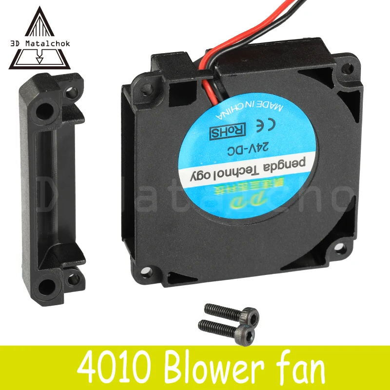 3D Matalchok ملحقات الطابعة 12 V 24 V 40*10 مللي متر 4010 40 مللي متر DC توربو محمل مروحة منفاخ شعاعي مراوح التبريد Creality CR-10 عدة