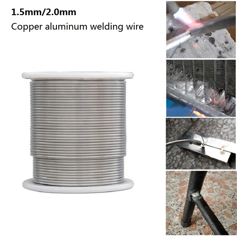 

1.5/2.00mm*5m Copper Aluminum Weilding Wires Low Temperature Soldering Wire Tools Rods for Aluminum Iron Copper Stainless Steel